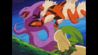 Garys Arcanine Saves Ash [upl. by Haroppiz643]