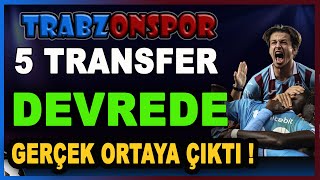 Trabzonspora 5 Transfer  Devre Arası Transferleri  Bilal Kureş [upl. by Annuahs871]