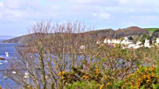 The Popular Hall Walk  With Views of Fowey and Polruan HD [upl. by Platt]