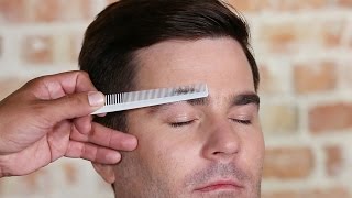 How to Trim Mens Eyebrows [upl. by Nehtanhoj439]