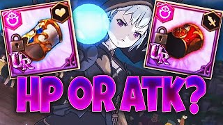 HP DEF OR ATK CRIT FITORIA BEST GEAR SET  Seven Deadly Sins Grand Cross [upl. by Scrogan]