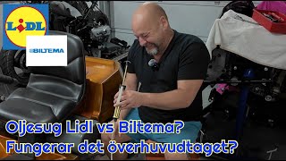 Oljesug  LIDL vs Biltema  Stor skillnad i pris och men frågan är om det fungerar överhuvudtaget [upl. by Hannavas]