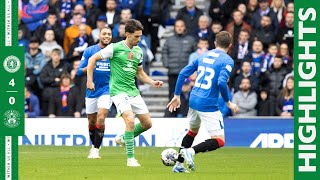 Highlights Rangers 4 Hibernian 0  cinch Premiership [upl. by Ahtiekal]