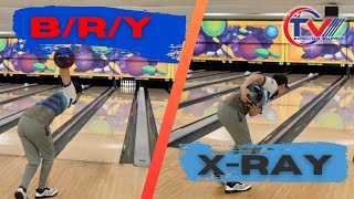 2handed vs 1handed Strike Challenge Feat Roto Grip Hustle XRay and BRY [upl. by Asoj388]