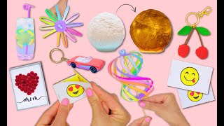 7 DIY  BEAUTIFUL THINGS TO DO WHEN YOURE BORED  Fidget Toys Room Decor Gift Ideas Keychains [upl. by Manwell694]