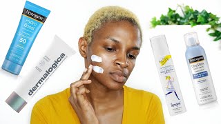 Best Sunscreen For Dark Skin amp Oily Skin  No White Cast [upl. by Goulette]