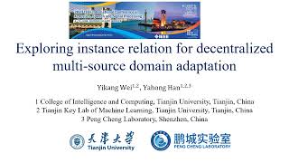 Exploring Instance Relation for Decentralized MultiSource Domain Adaptation ICASSP 2023 [upl. by Anitsrihc]