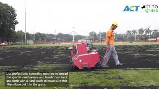 FIFA Certified Synthetic Grass Soccer Pitch Installation [upl. by Stoll]