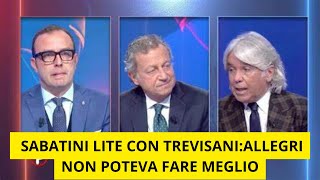 SABATINI LITE CON TREVISANIALLEGRI NON POTEVA FARE MEGLIO [upl. by Ydor]