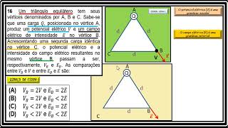 Q16 FISICA RESOLVIDAS VESTIBULAR CEDERJ 2024 1 [upl. by Ainotahs548]