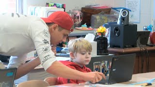 RoseHulman students visit local schools to teach programming [upl. by Mccollum]