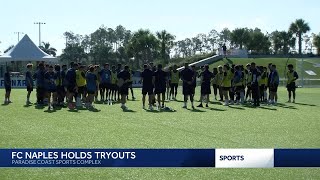 FC Naples finds potential stars at firstever open tryouts [upl. by Acinor]