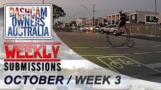 Dash Cam Owners Australia Weekly Submissions October Week 3 [upl. by Attinahs]