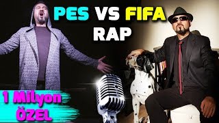 PES VS FIFA RAP ALEMİN KRALI  1 MİLYON ABONE ÖZEL KLİP [upl. by Sterner]