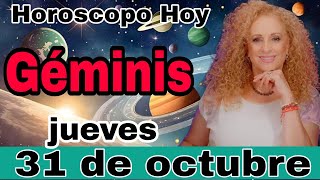 horoscopo de hoy Géminis  Horóscopo Diario  Géminis  31 de octubre de 2024 [upl. by Nomi]