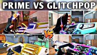 Prime Odin VS Glitchpop Odin Comparison  Which One Is The Best Odin Skin In Valorant [upl. by Engapmahc]