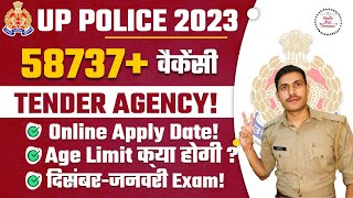 UP Police New Vacancy 2023  UP Police Constable Online Apply Date  Age Limit  UP Police Tender [upl. by Nie]