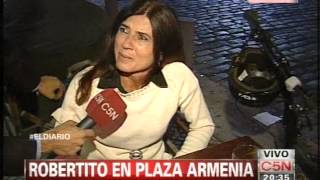 C5N  EL DIARIO ROBERTITO EN PLAZA ARMENIA PARTE 3 [upl. by Immac]