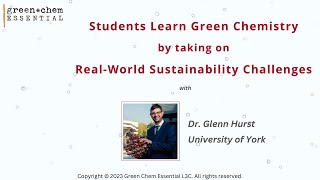 Students Learn Green Chemistry by taking on RealWorld Sustainability Challenges 2min preview [upl. by Jaquith802]