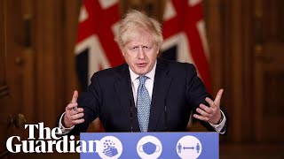 Coronavirus UK Boris Johnson holds Covid government press briefing – watch live [upl. by Eintirb]