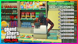 How To Rob A Store For 2000000 In GTA Online GTA 5 Money Glitch [upl. by Corsiglia]