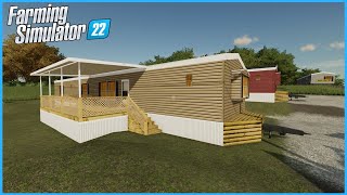 FARMING SIMULATOR 22  WE FINISHED BUILDING OUR TRAILER PARK [upl. by Eednas]