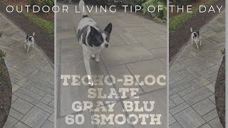 TechoBloc Slate Gray Blu 60 Smooth  Outdoor Living Tip of the Day [upl. by Flavian748]