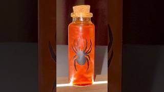 🧪Halloween Flask Spider🕷️ art artist artwork halloween horrorshorts spider shorts [upl. by Euqenimod418]