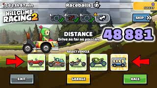 Hill Climb Racing 2  48881 50100 points in RACEBALLS Team Event [upl. by Riccardo]