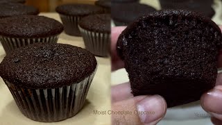 MOIST CHOCOLATE CUPCAKE Recipe [upl. by Edahsalof]