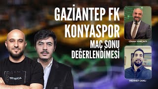 Gaziantep FK  Konyaspor  Maç Sonu Değerlendirmesi  Var Odası [upl. by Gulick]