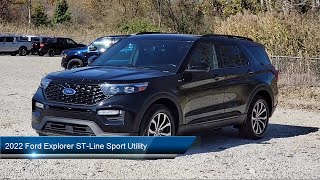 2022 Ford Explorer STLine Sport Utility Kent Akron Stow Canton Cleveland [upl. by Droflim97]