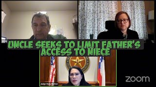 Uncle Seeks to Limit Fathers Access to Niece [upl. by Biagio985]