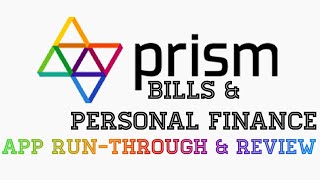 Prism Bills and personal finance App RunThrough and Review Android [upl. by Aihsenat80]