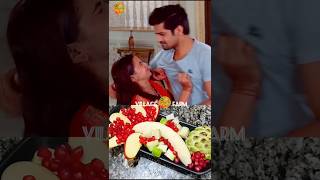 Radha Ne Ki🍑Batamizi Jigar🤵Ne🍇Fruits🍓Khayemukbangyoutubeshortsviralvideoshortsashortadayfood [upl. by Eslud]