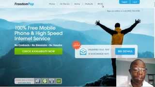 Freedompop Review of Compeletly Free Cell Phone Plan 2015 [upl. by Teddie434]