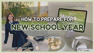 How To Prepare for a New School Year 2022 📚✨ Back To School Tips [upl. by Nelram]