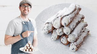 The Best Homemade Cannoli Recipe [upl. by Ahcsat]