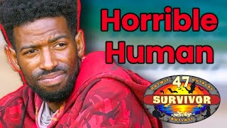 Rome From Survivor 47 is a HORRIBLE HUMAN [upl. by Durante]