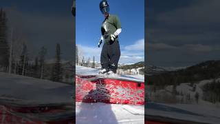 Skiing 🎿 ski skiing snow parkskiing box [upl. by Gipson]