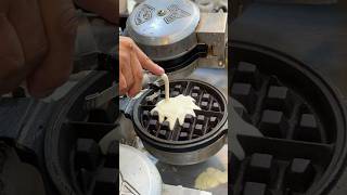 Must Try Korean Banana Waffle  Korean Street Food shortsvideo [upl. by Airyk]