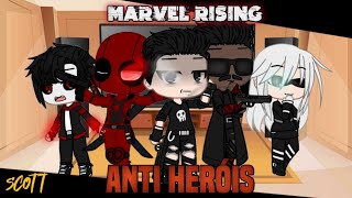 Marvel Rising React Rap dos AntiHerois M4krim [upl. by Anwahsad]