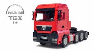 Lego MAN TGX  Ballast Trailer [upl. by Cassell]