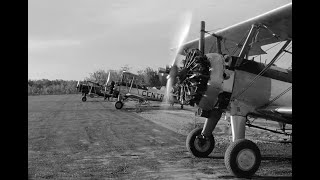 New Brunswick Forest Protection Ltd Stearmans 1954 [upl. by Sasnett]