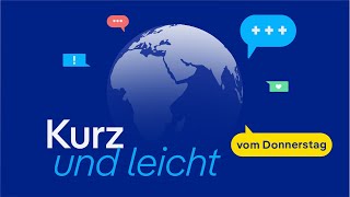 Deutsch lernen mit Videos  Kurz und leicht vom 28112024  mit deutschen Untertiteln [upl. by Ahsinehs]