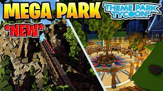 Theme Park Tycoon 2s NEWEST Mega Park [upl. by Otrepur87]