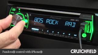 Pioneer DEHX6500BT CD Receiver Display and Controls Demo  Crutchfield Video [upl. by Nosduj541]