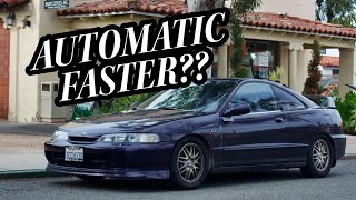 Is The Automatic Integra Better than Manual DC4 Time Attack [upl. by Lattie244]