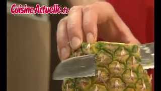 Comment découper un ananas  Astuce Cuisine [upl. by Larine]