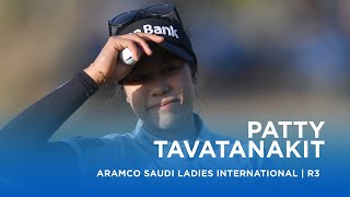 Patty Tavatanakit moves three shots clear  Aramco Saudi Ladies International [upl. by Ahsitan]